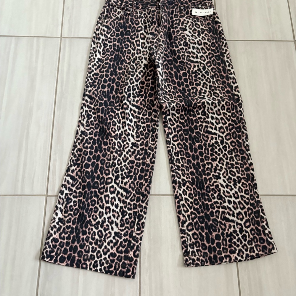 PacSun Animal Print Baggy Jeans